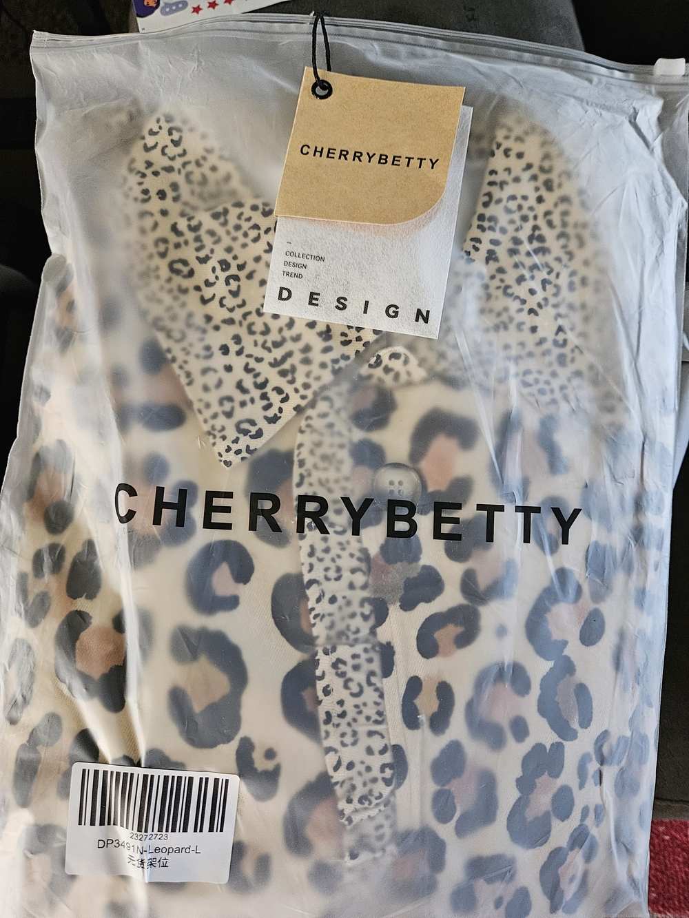 Cherry Betty Jacket With Ruffle Trim - Picture 4 of 4